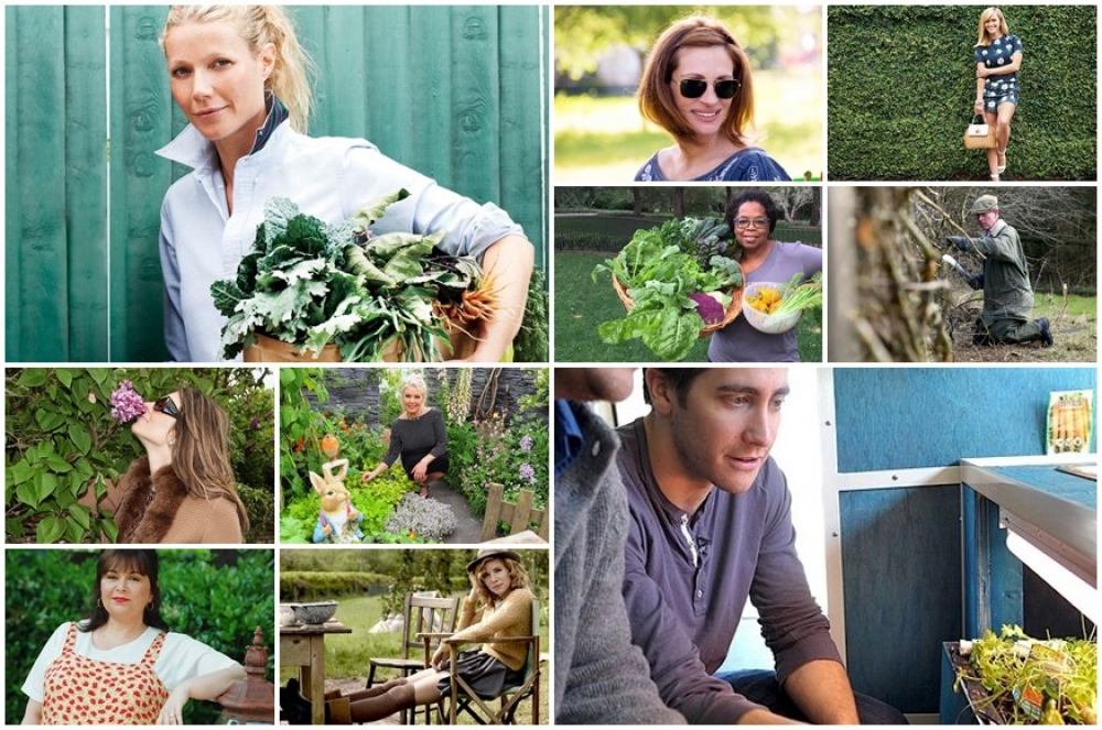10 híresség, akik szeretnek kertészkedni