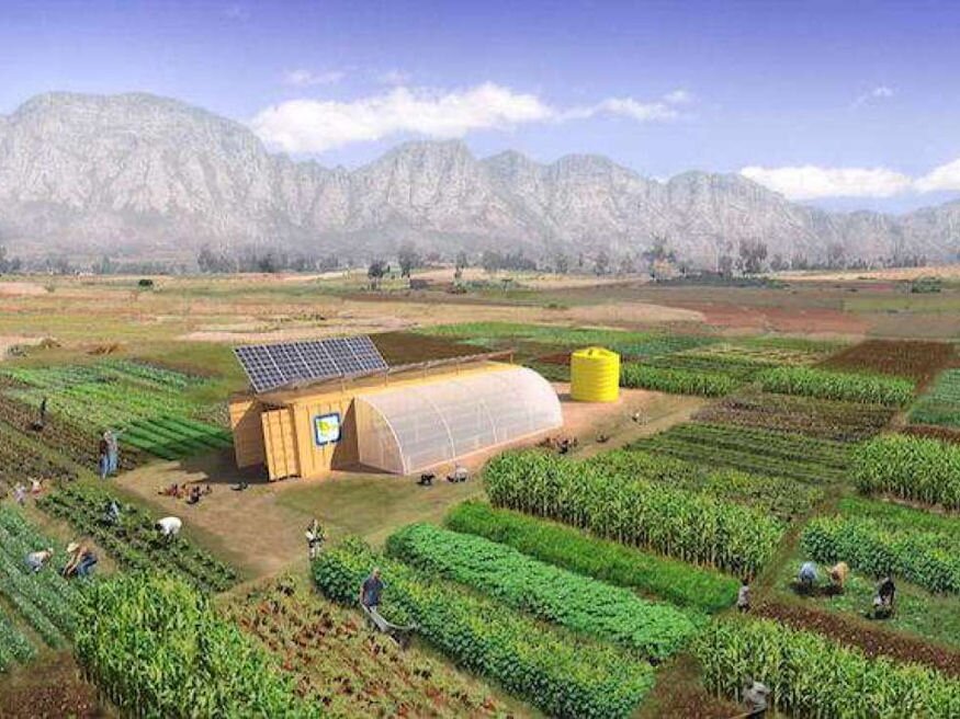 Dobozba csomagolt farm: kiváló megoldás a fenntartható gazdálkodásra