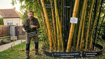 Bambuszt a kertbe? Sövény, fekete szár, arany csík vagy 10 méteres óriás – így válassz Phyllostachyst