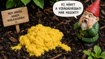 Sárga „rántotta” jelent meg a mulcson? Ne ess neki: ez a bizarr élőlény akár egyetlen éjszaka alatt felbukkanhat