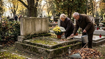 Zöld lett a sírkő? Nem biztos, hogy a moha és a zuzmó a legnagyobb ellensége