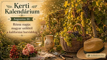 Augusztus 30. Rózsa napja: magyar szőlőtől a kaliforniai borvidékig