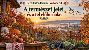 Október 3. A természet jelei és a tél előhírnökei