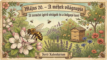 Május 20. A méhek világnapja és a termést ígérő virágok