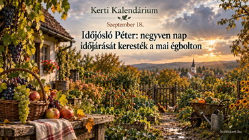 Szeptember 18. Időjósló Péter: negyven nap időjárását keresték a mai égbolton