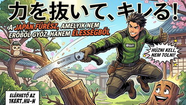 Silky: a japán fűrész, amelyik nem erőből győz, hanem élességből