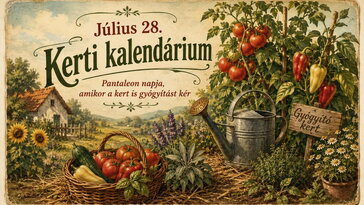 Július 28. Pantaleon napja, amikor a kert is gyógyítást kér