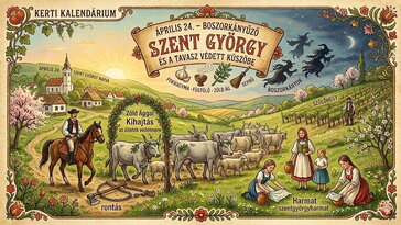Április 24. Boszorkányűző Szent György és a tavasz védett küszöbe