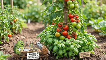 Paradicsom bazsalikom nélkül? Lehet. Csak aztán ne lepődj meg, ha a kártevők is helyet foglalnak az asztalnál