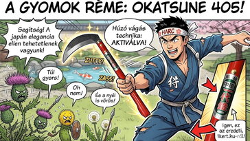 Okatsune 405 sarló: a régi vágású kerti eszköz, ami simán ellopja a show-t a gyomok elől