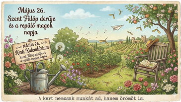 Május 26. Szent Fülöp derűje és a repülő magok napja