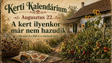 Augusztus 22. A kert ilyenkor már nem hazudik: mit árul el a föld és a növények helye?
