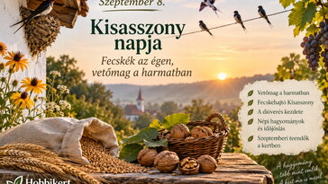 Szeptember 8. Kisasszony napja: fecskék az égen, vetőmag a harmatban