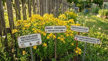 Orbáncfű a kert szélén: aranysárga virág vagy gyógynövényes figyelmeztetés?