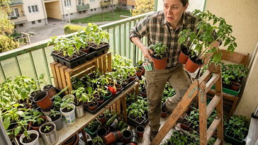 Palántát vettél, de még nincs terved? Így ne legyen a teraszodból ideiglenes zöldségmenekülttábor