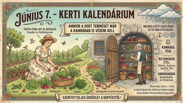 Június 7.: Amikor a kert termését már a kamrában is védeni kell