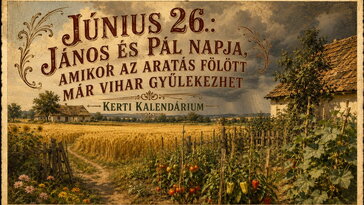 Június 26. János és Pál napja, amikor az aratás fölött már vihar gyülekezhet