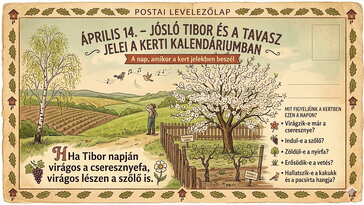 Április 14. Jósló Tibor és a tavasz jelei