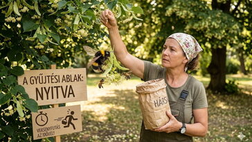 Amikor illatozni kezd a hárs, gyorsan nyílik a gyűjtési ablak