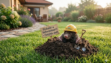 Cuki vendég a kertben, vagy titkos pusztító? Amit a vakondról tényleg tudni érdemes