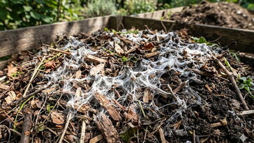 Fehér penész a komposztban – pánik vagy jó jel?