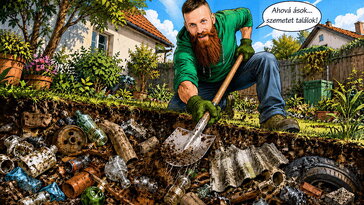 Ahova ások, szemetet találok: brutális, mit rejtenek a magyar kertek – és a megoldás