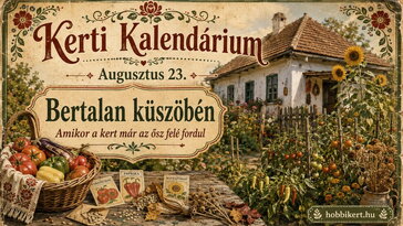 Augusztus 23. Bertalan küszöbén: amikor a kert már az ősz felé fordul