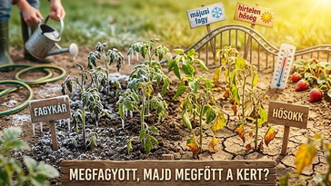 Megfagyott, majd megfőtt a kert? Ezt tedd a májusi időjárási hullámvasút után