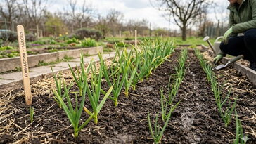 Fokhagyma és vöröshagyma március elején – kell-e már tápanyag?