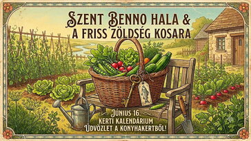 Június 16.: Szent Benno hala és a friss zöldség első nyári kosara