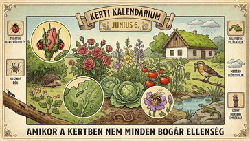 Június 6. Amikor a kertben nem minden bogár ellenség