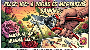 FELCO 100: a virágszedő metszőolló, amely nem engedi, hogy a fél kert a földre hulljon