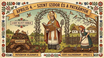 Április 4. Patkány, komposzt és a kert rejtett rendje