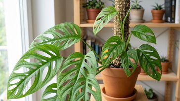 Lyukas levelekkel vetted, de az újak már nem lyukasak? Ezért változik meg a Monstera adansonii