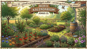 Június 22. Esőerdő a paradicsomágyás mellett – mit tehet egy kiskert a nagy zöldért?