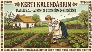 Március 26. A spenót és a zsenge levélzöldségek ideje