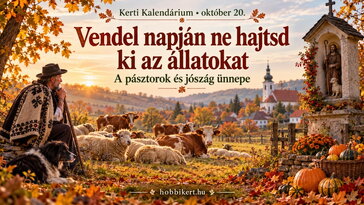 Október 20. Vendel napján ne hajtsd ki az állatokat