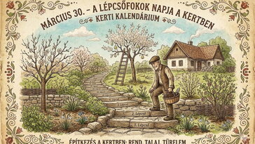 Március 30. A lépcsőfokok napja a kertben