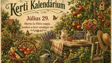 Július 29. Márta és Flóra napja, amikor a kert vendéget vár