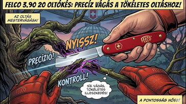 FELCO 3.90 20 oltókés: a kis svájci specialista, amelynél a pontosság fontosabb, mint a hangerő