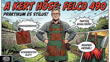 FELCO 490 kertész kötény: az a kerti kiegészítő, amiről elsőre azt hiszed, csak stílus, aztán kiderül, hogy nagyon is praktikus