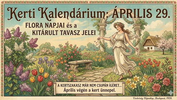 Április 29. Flora napjai és a kitárult tavasz jelei