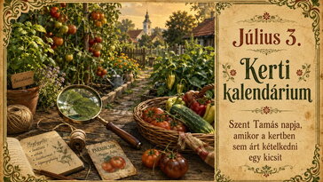 Július 3. Szent Tamás napja, amikor a kertben sem árt kételkedni egy kicsit