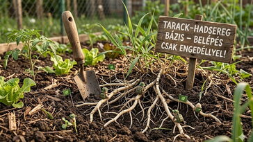 Tarack a kertben? Nem gyom, hanem föld alatti gerillahadsereg – így lehet végre megfékezni