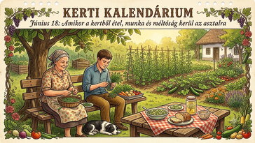 Június 18. Amikor a kertből étel, munka és méltóság kerül az asztalra