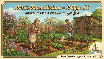 Május 16. Amikor a kert is útra kel a nyár felé