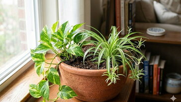 Növénytársítás egyetlen cserépben: így lesz több szobanövényed ugyanannyi munkával