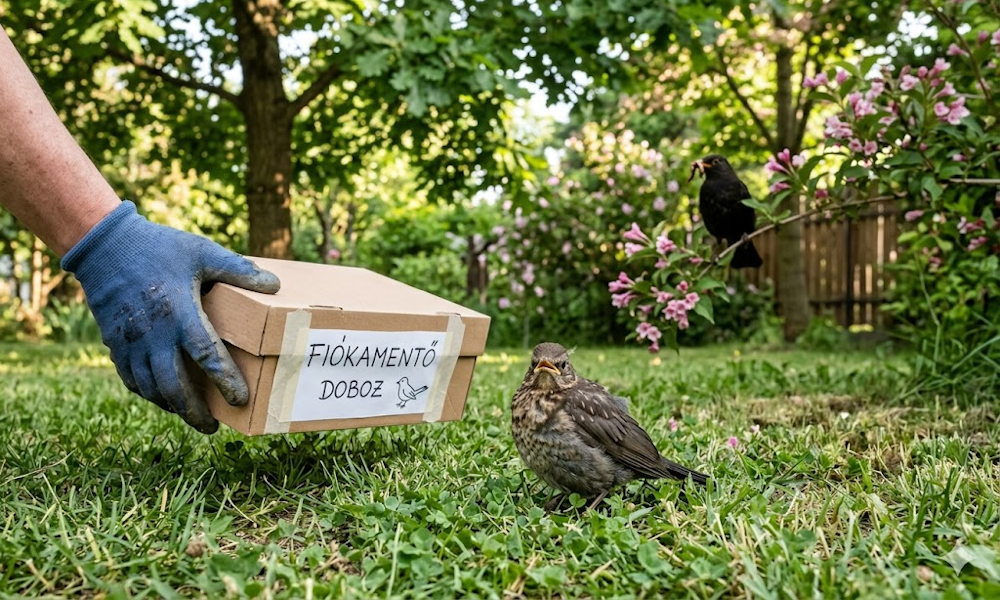 Találtál egy madárfiókát? Lehet, hogy pont akkor segítesz, ha nem viszed haza