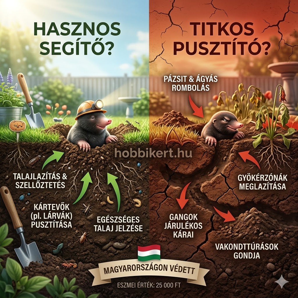 Vakond: hasznos vagy káros?