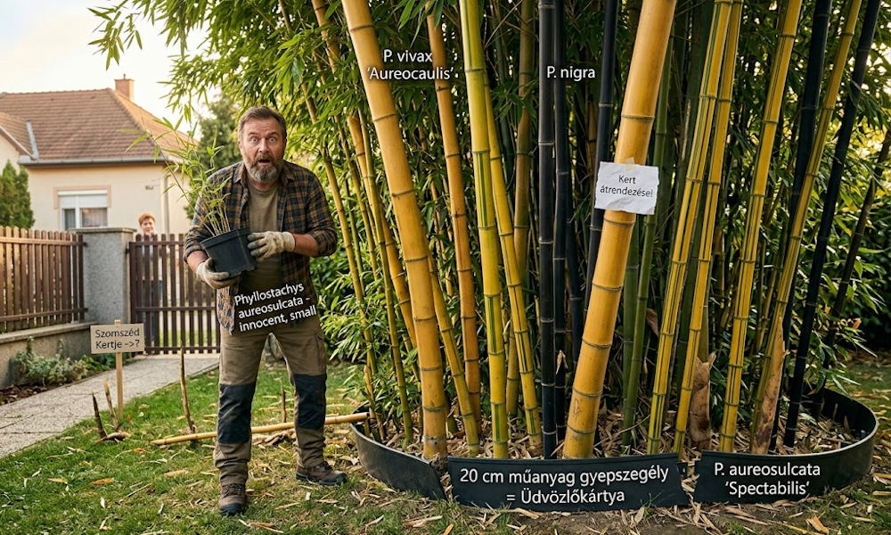 Bambuszt a kertbe? Sövény, fekete szár, arany csík vagy 10 méteres óriás – így válassz Phyllostachyst